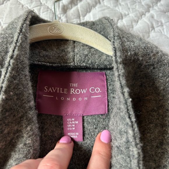 Ombré double breasted wool coat - Picture 2 of 4